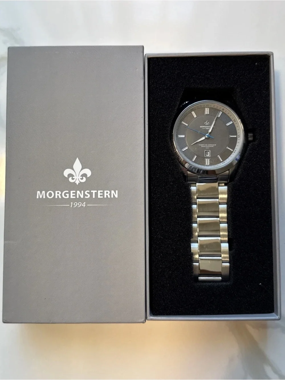 Morgenstern Men’s Stainless Steel Watch - Gray Dial